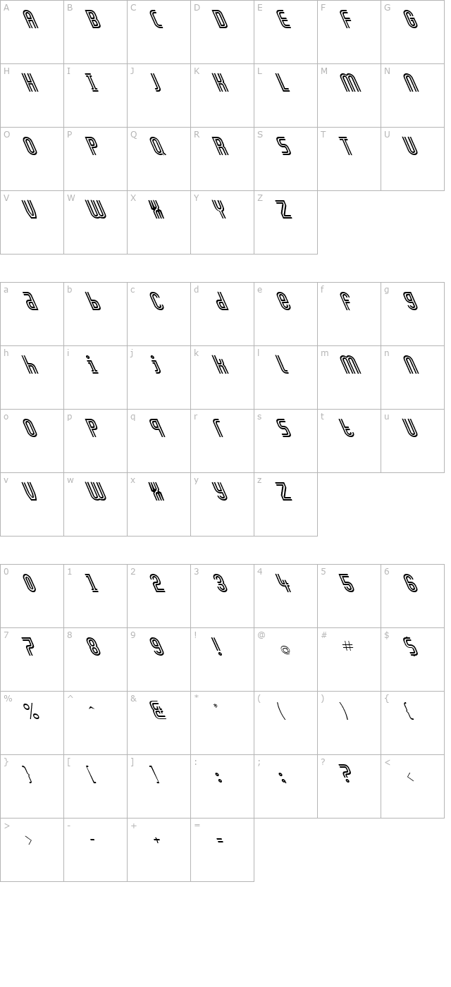 fz-unique-13-lefty character map