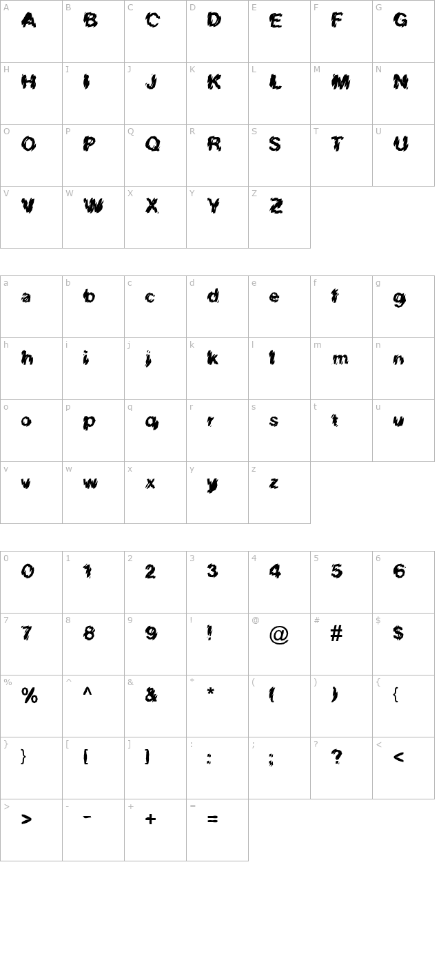 fz-unique-20-mangled character map