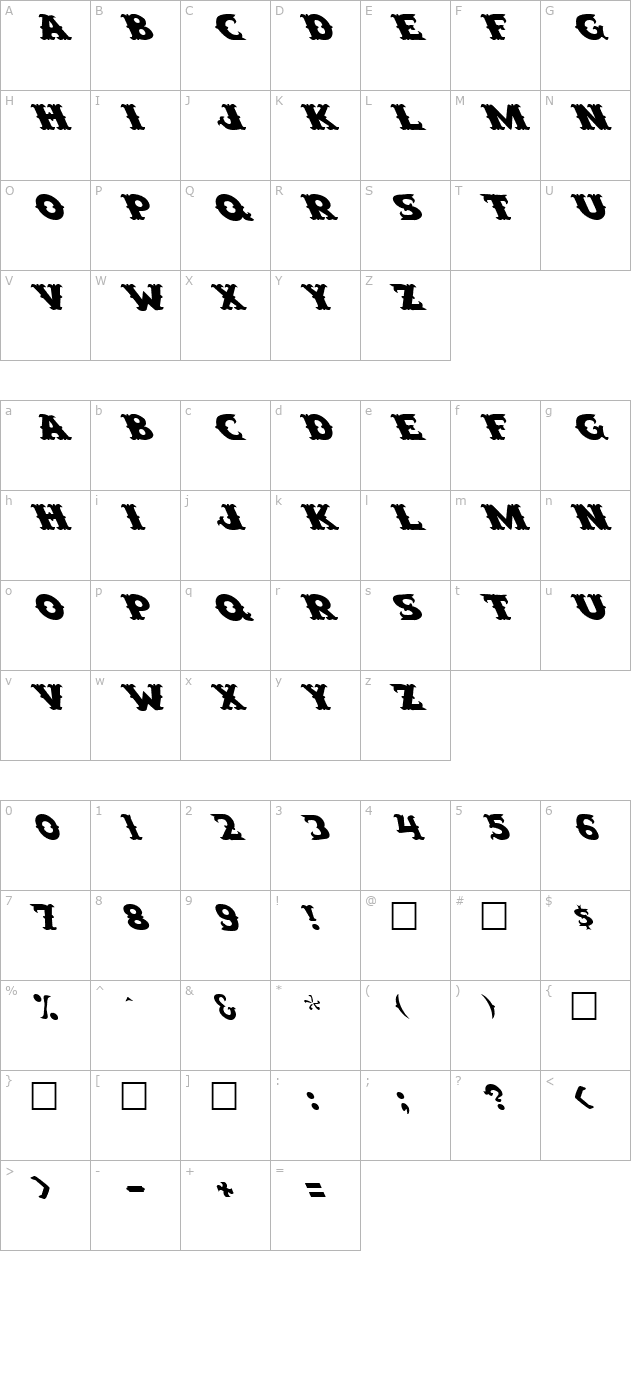 fz-unique-42-lefty character map