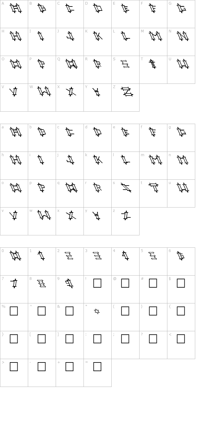 fz-unique-47-lefty character map