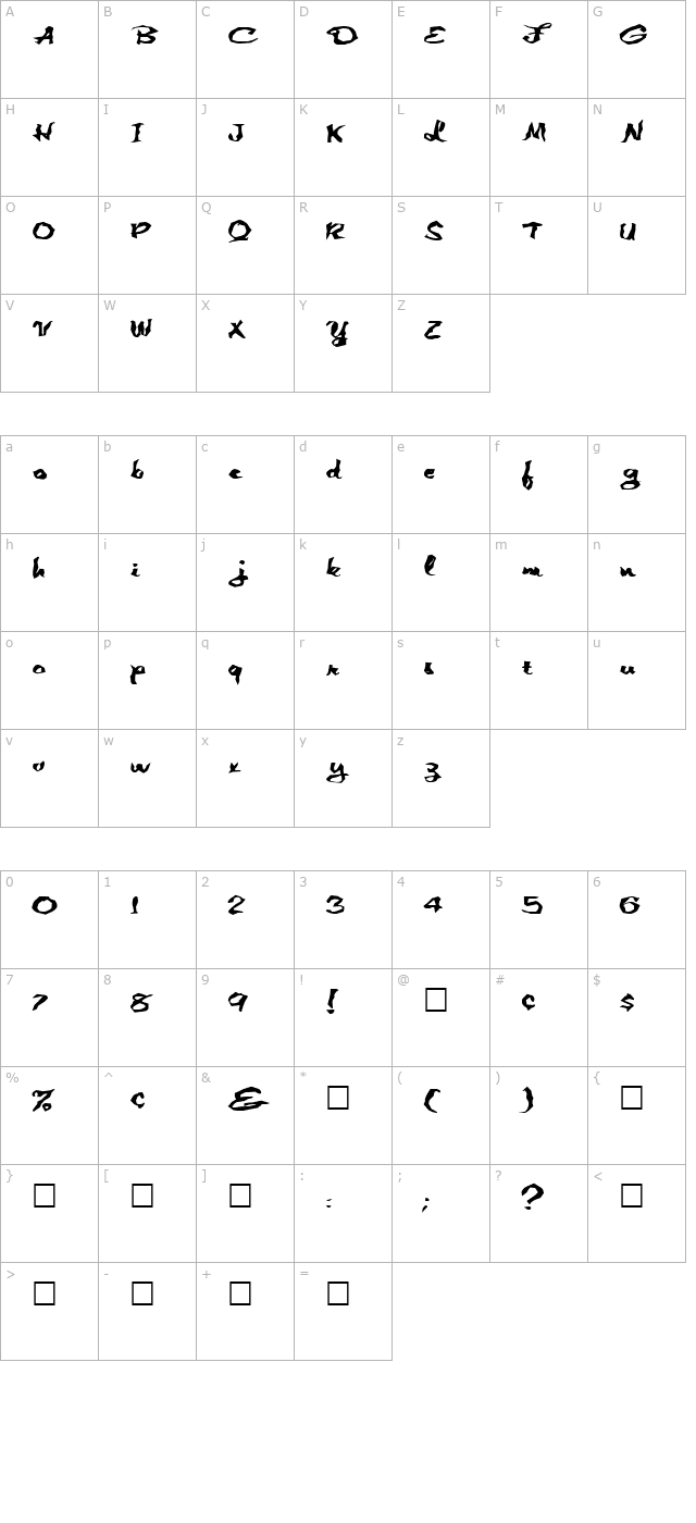 fz-wacky-1-ex character map