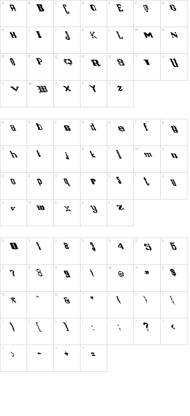 fz-wacky-16-lefty character map