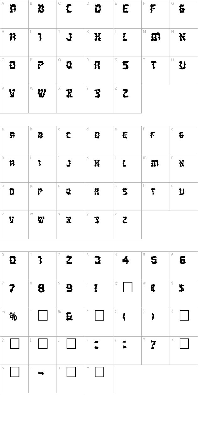 fz-wacky-21-ex character map