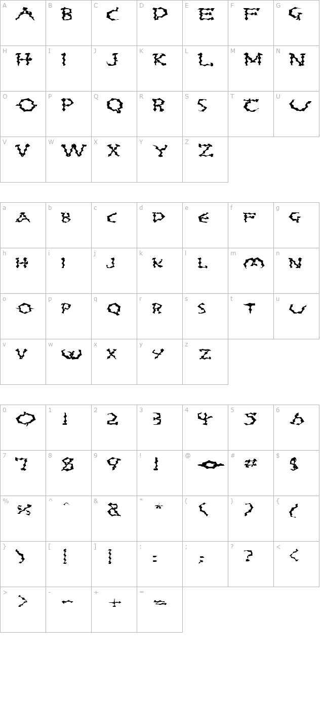 fz-wacky-23-ex character map