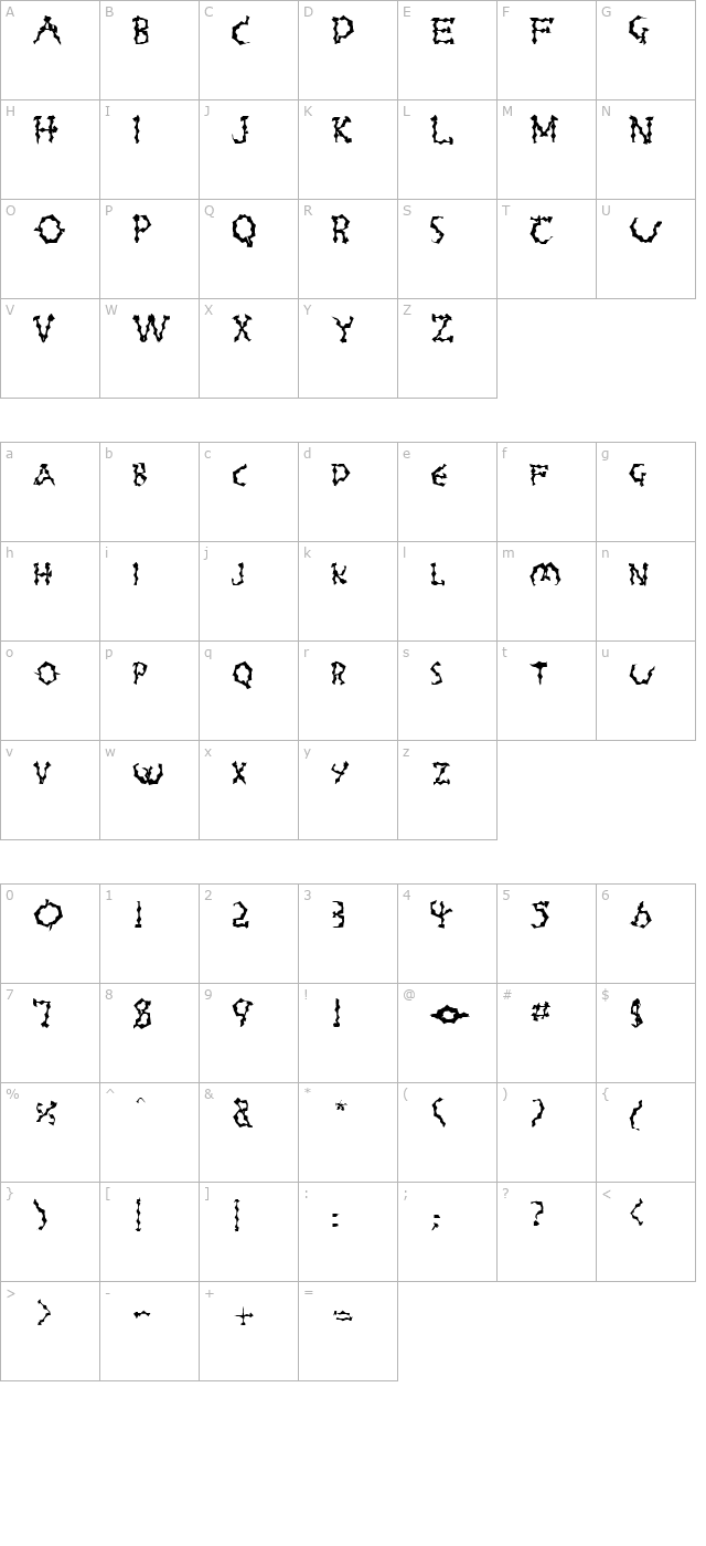 fz-wacky-23 character map