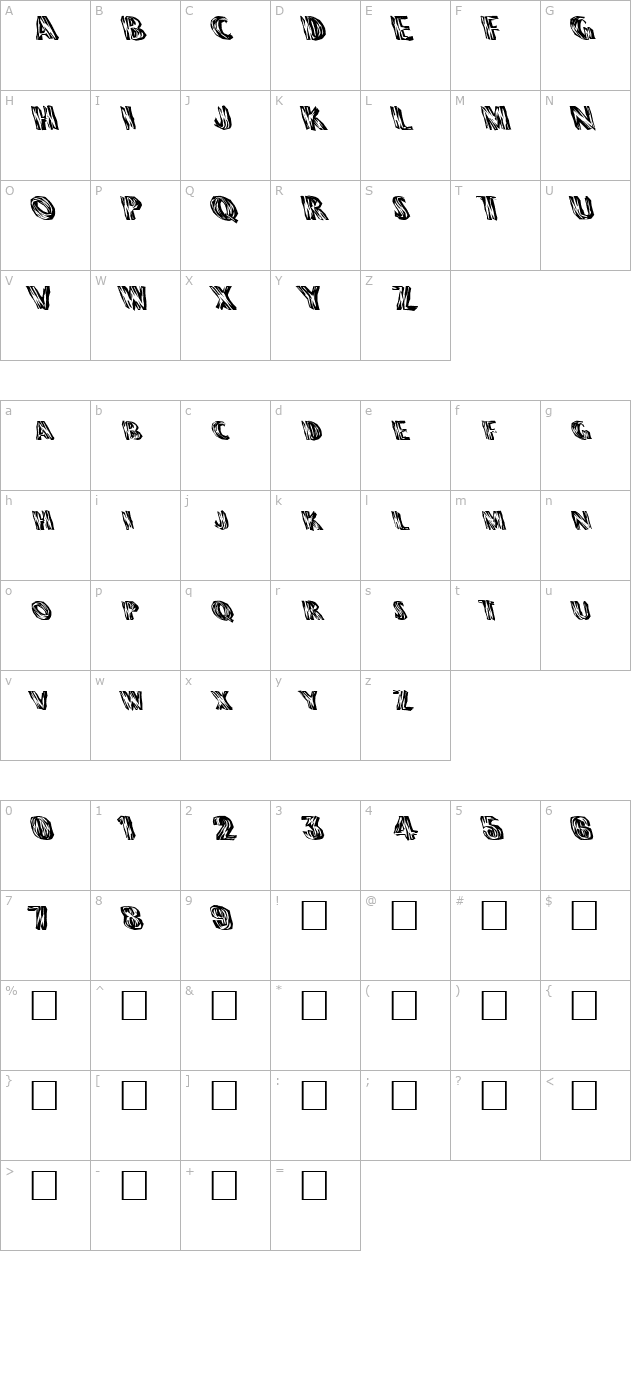 fz-wacky-24-lefty character map