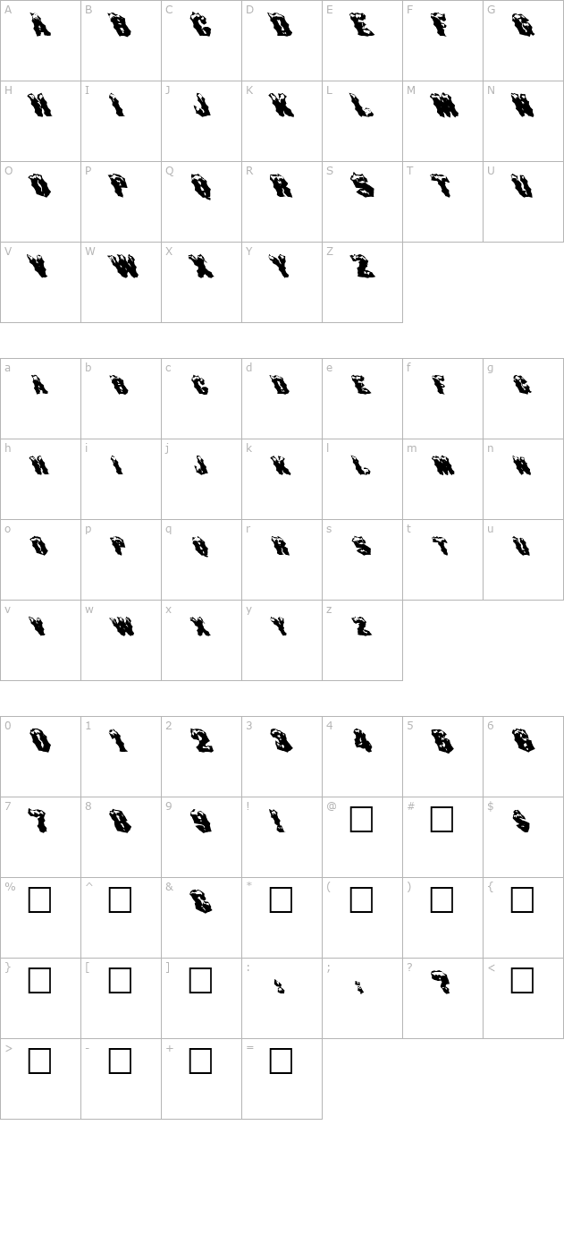 fz-wacky-29-lefty character map