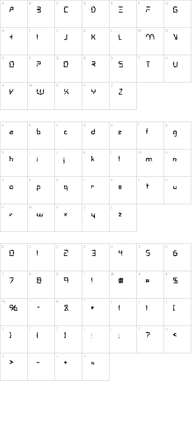 fz-wacky-38 character map