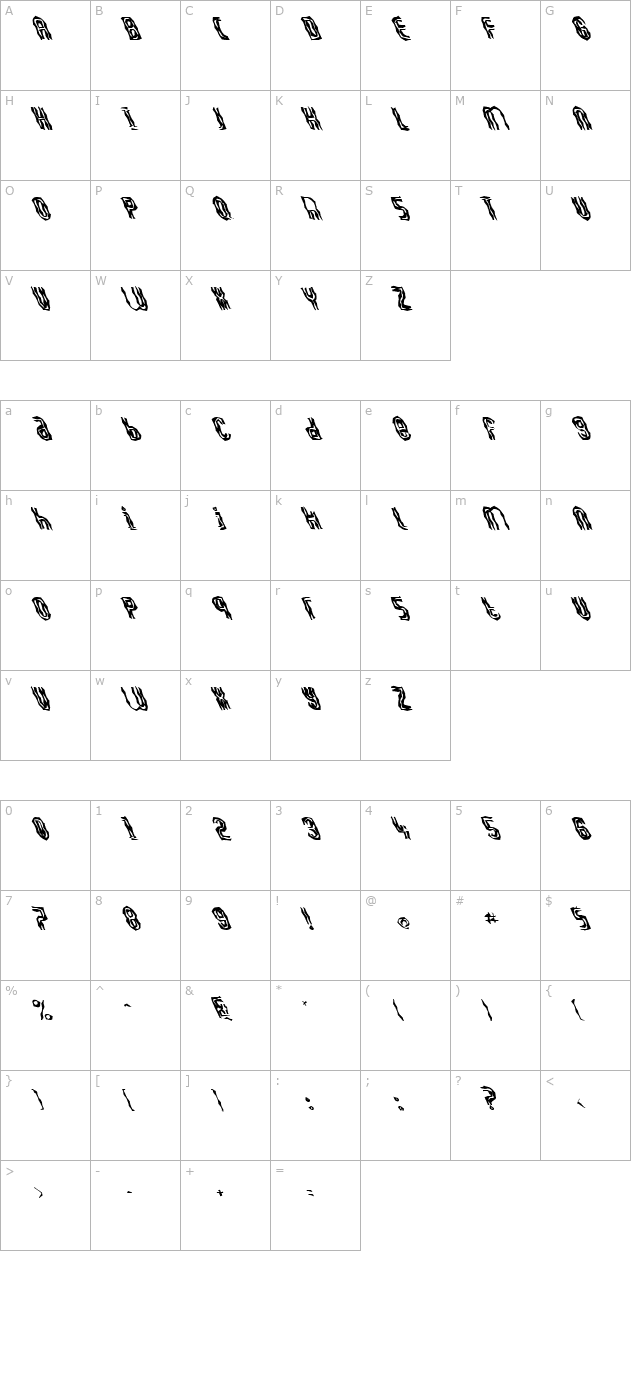 fz-wacky-41-lefty character map