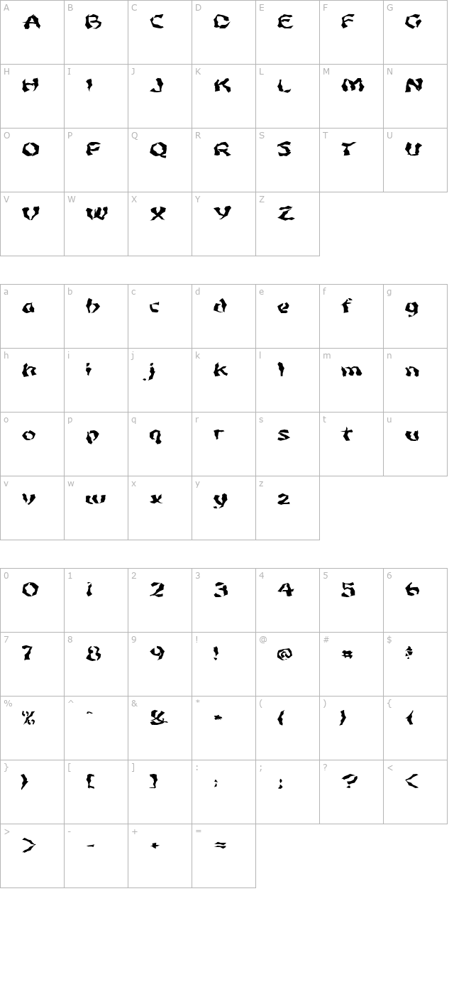 fz-wacky-46-ex character map