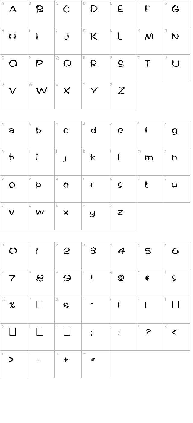 fz-wacky-59 character map