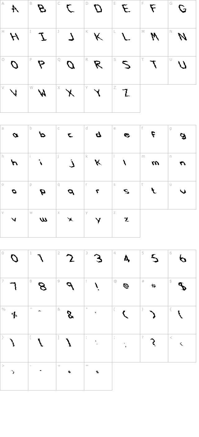 fz-wacky-62-lefty character map