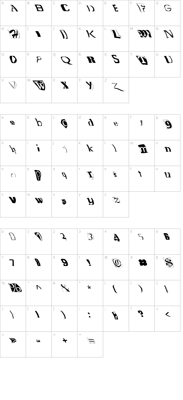 fz-warped-15-lefty character map