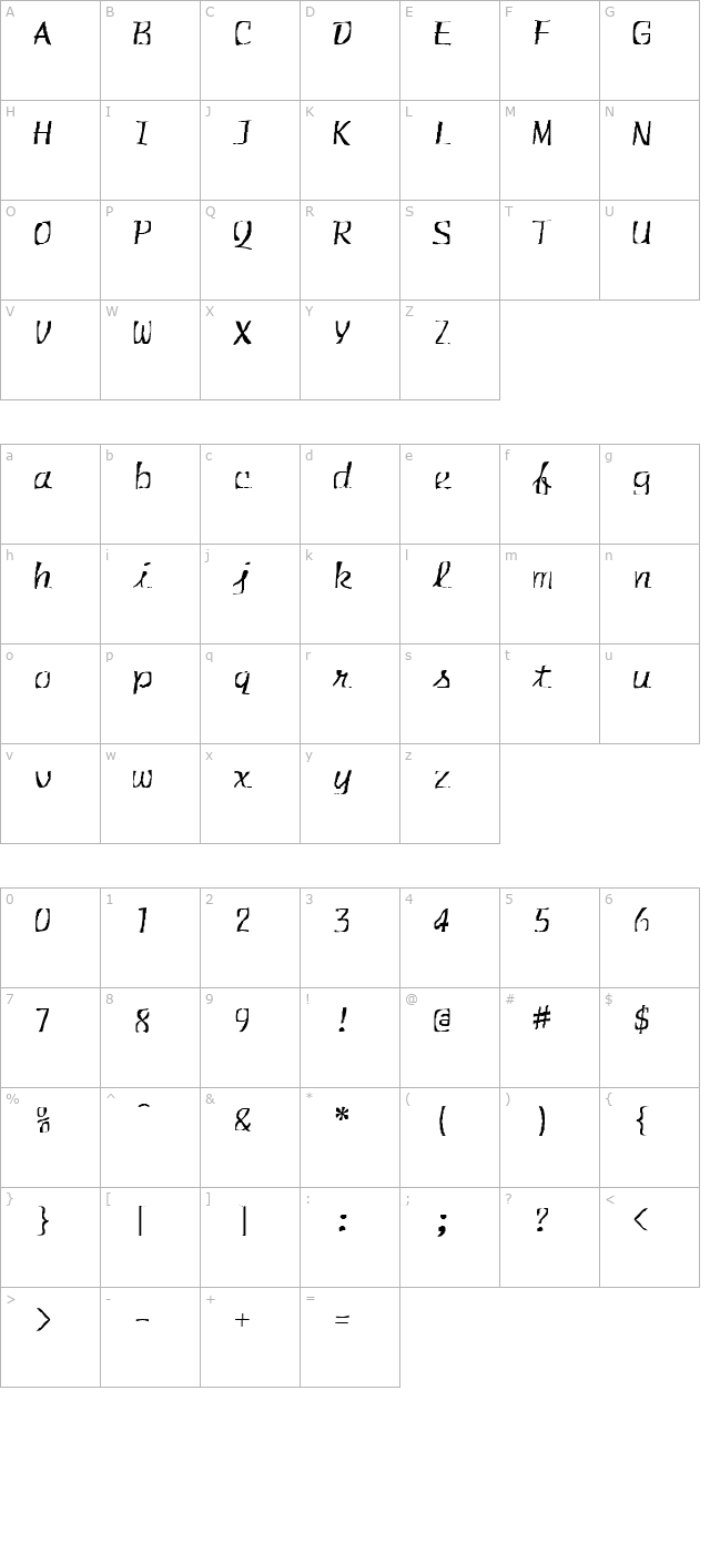 FZ WARPED 30 character map