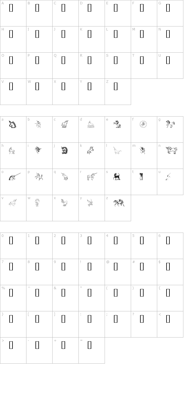 gails-unicorn character map