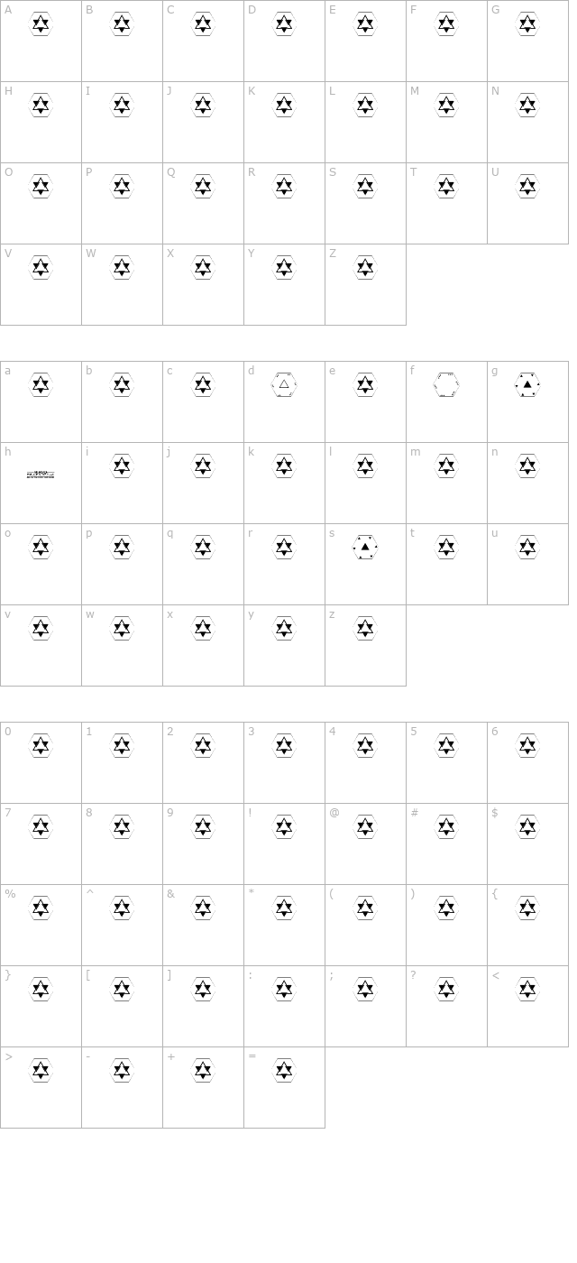 Galactica Pyramid Card Game character map