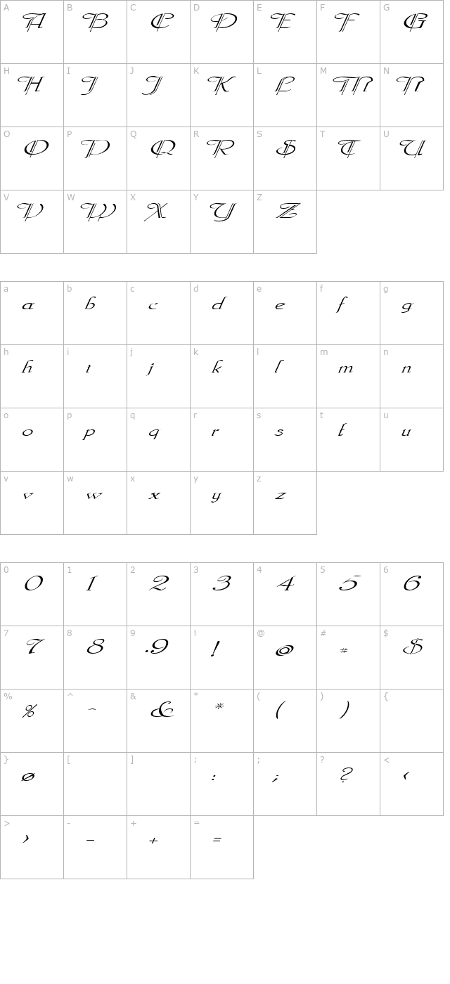 galer-a-coru-a-2008-by-lage-ext-nrm-italic character map