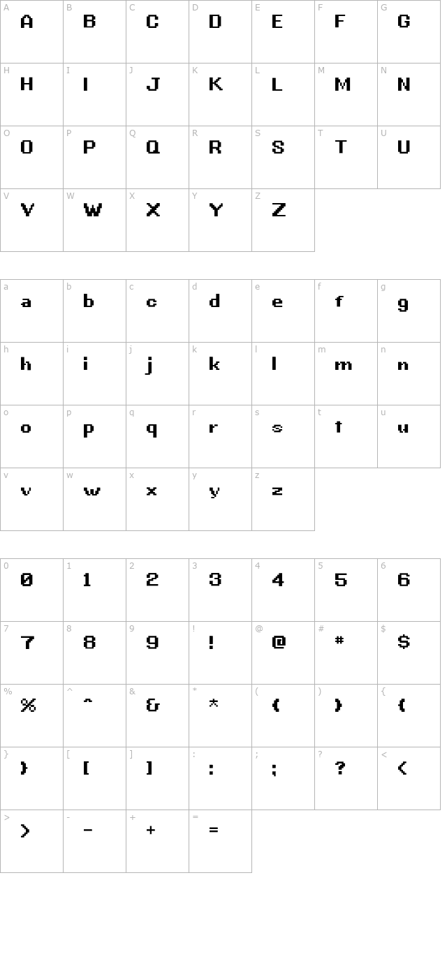 gbboot character map