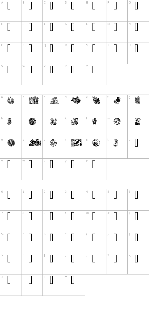 GE Chinese Art character map