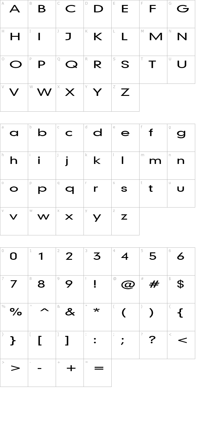 geo-579-extended-normal character map