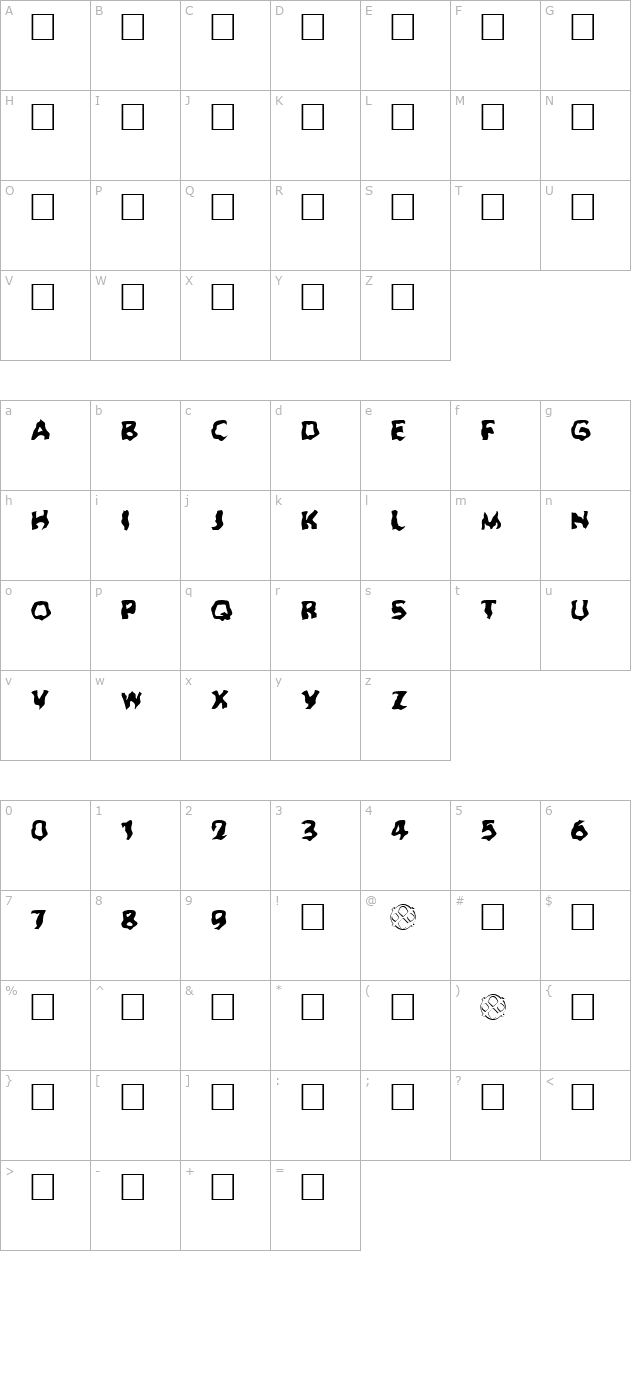 ghoul character map