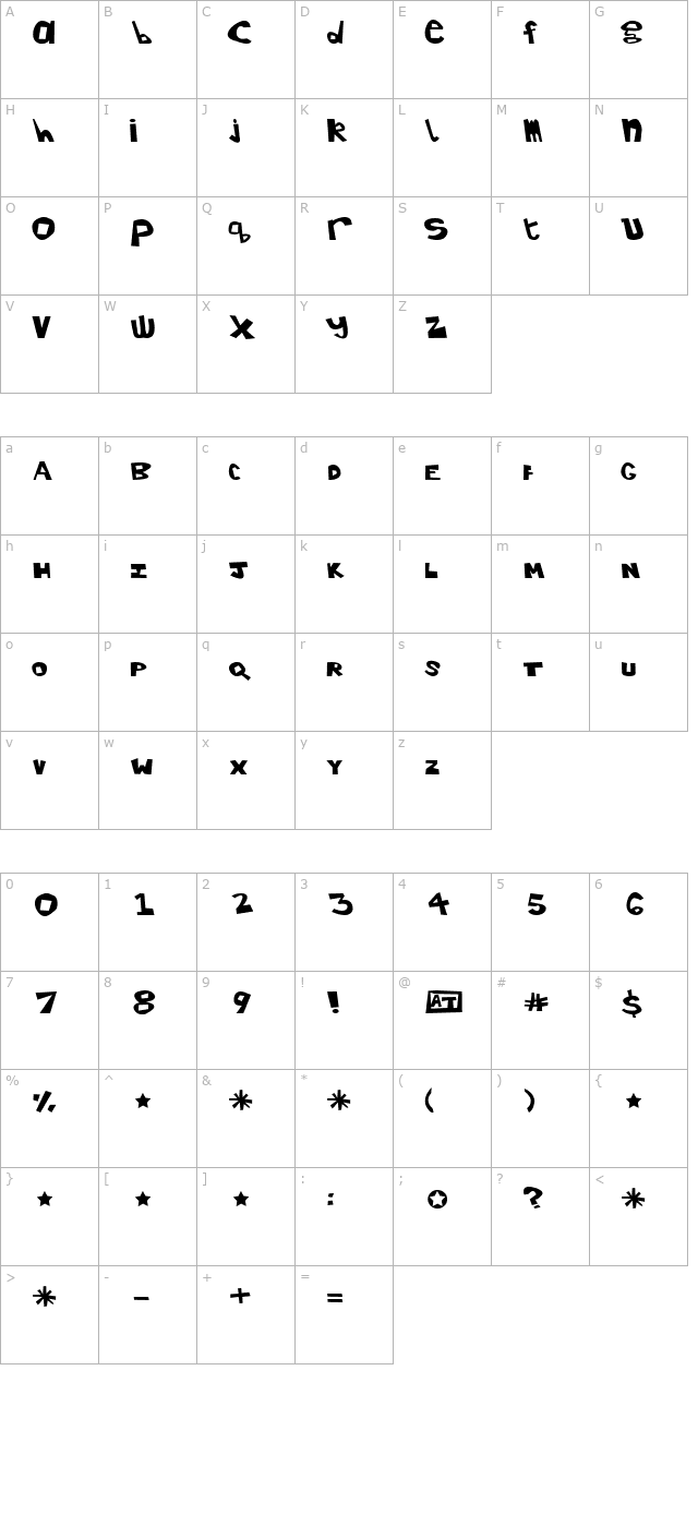 Girl77 character map