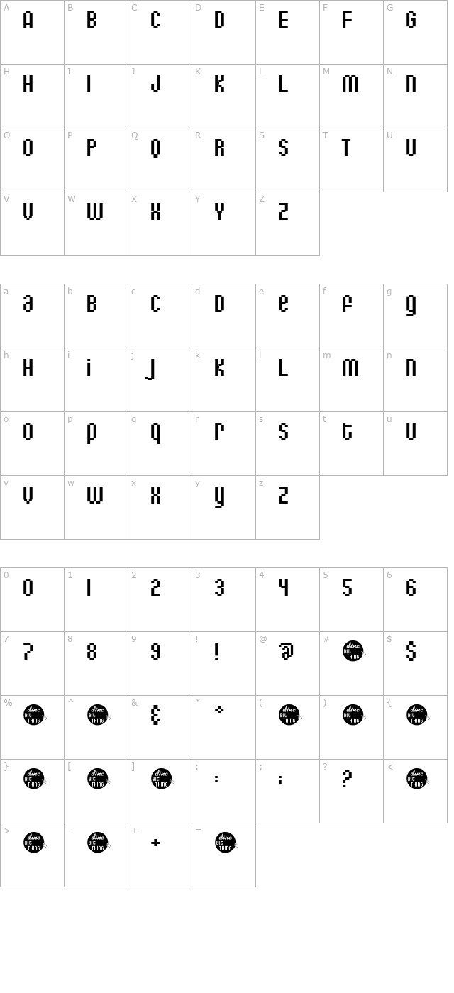 gogo character map