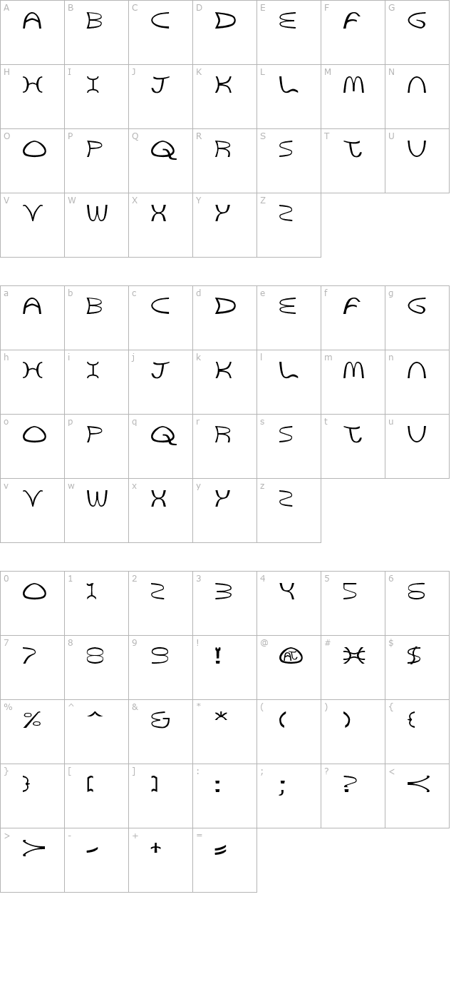 golden-arches character map