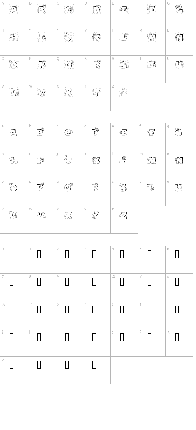 grazing-on-grass character map