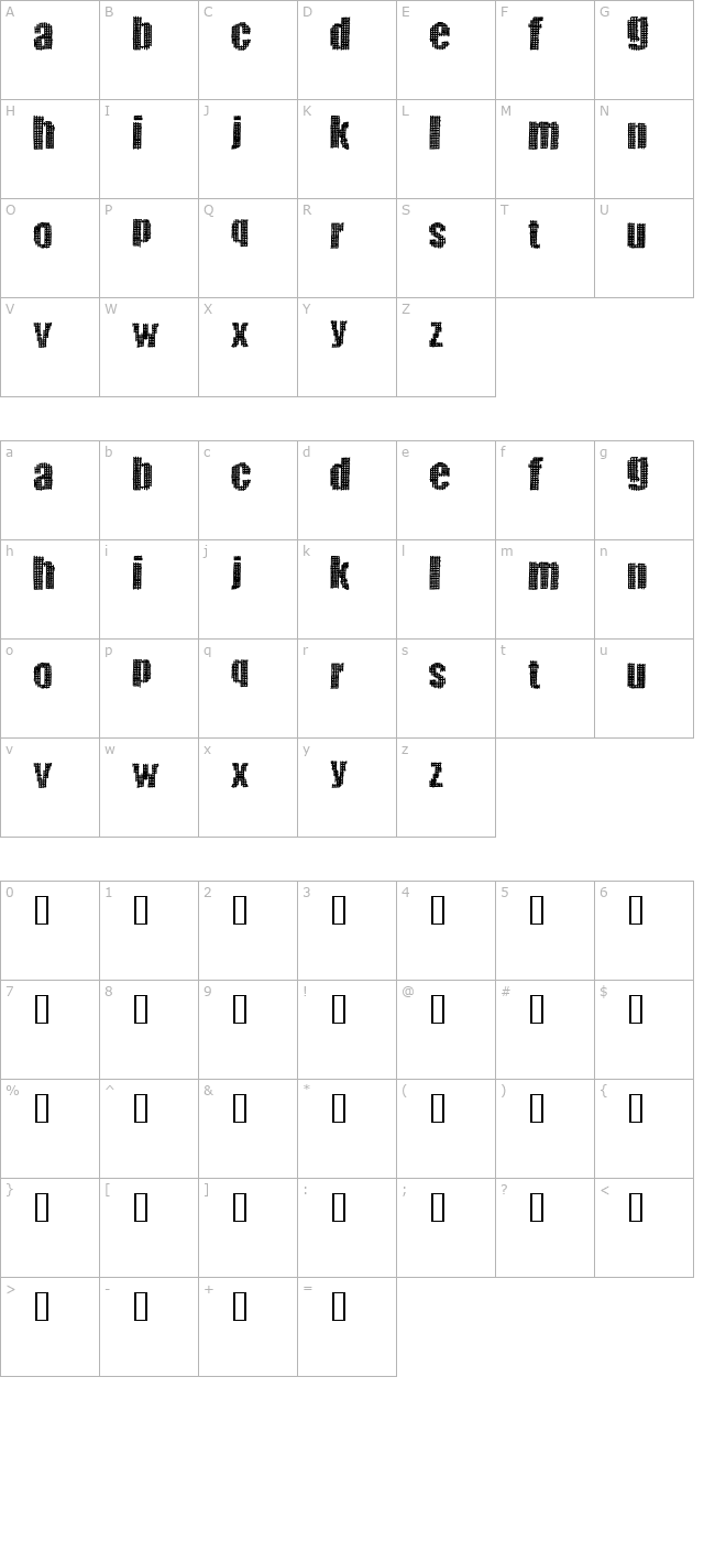 GreatVengeance character map