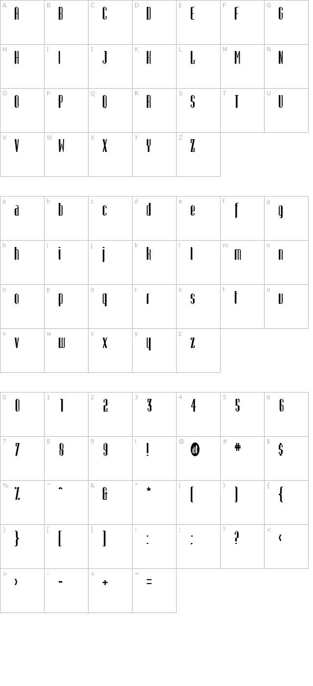 gustavus character map