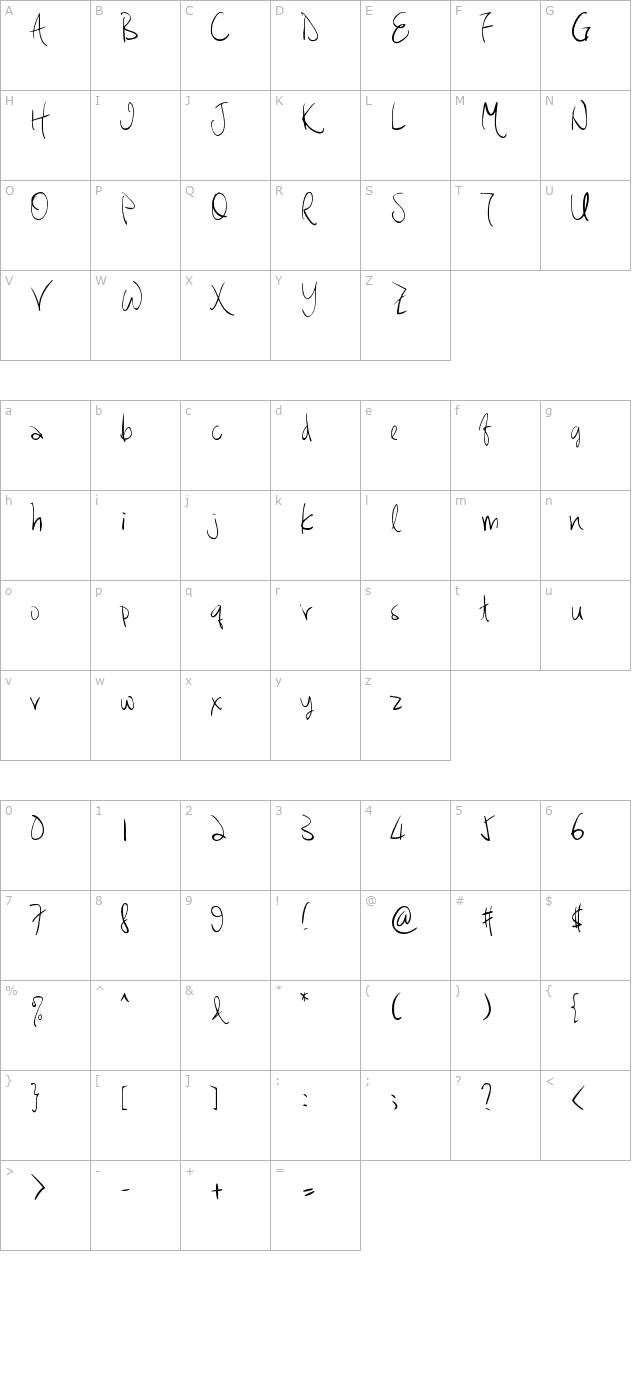 hakee-2 character map