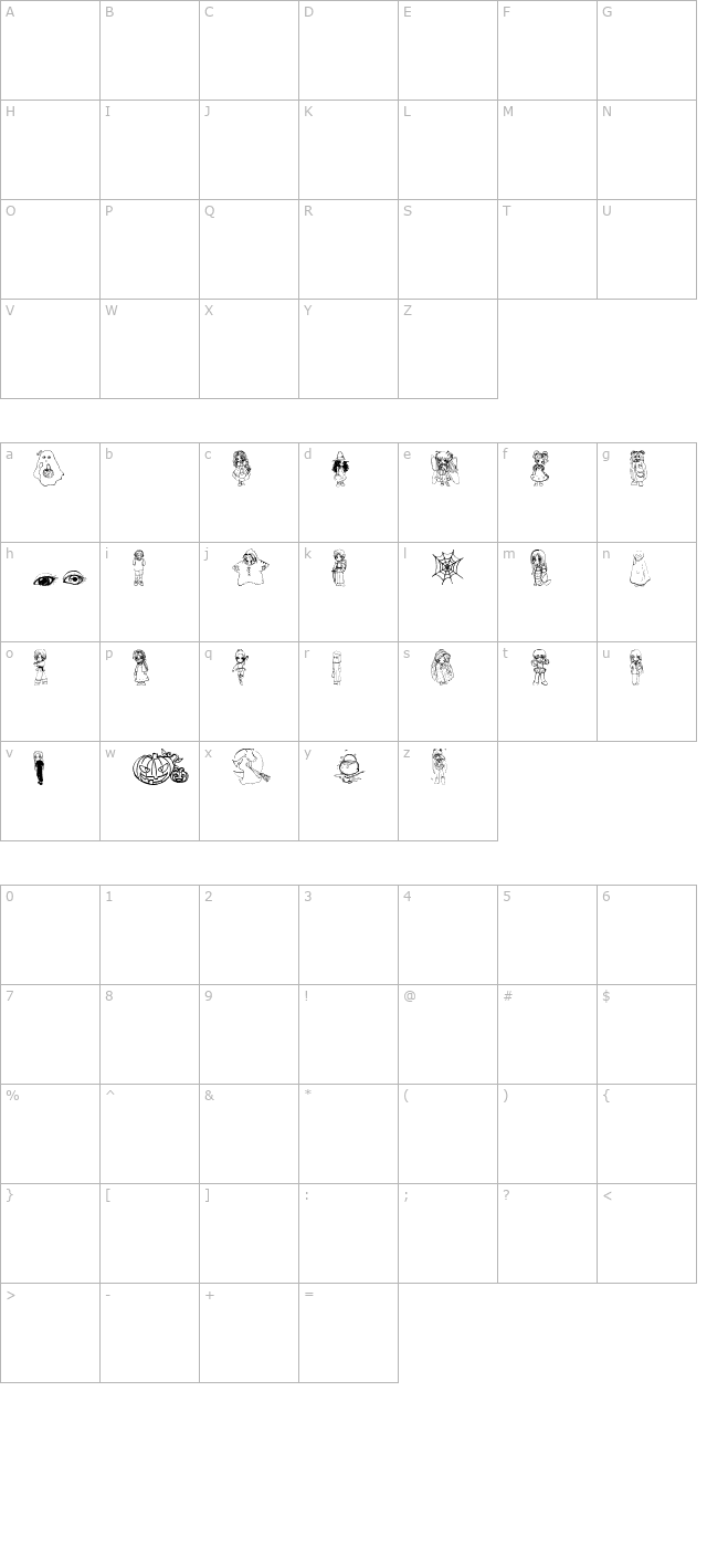 halloween-2001 character map