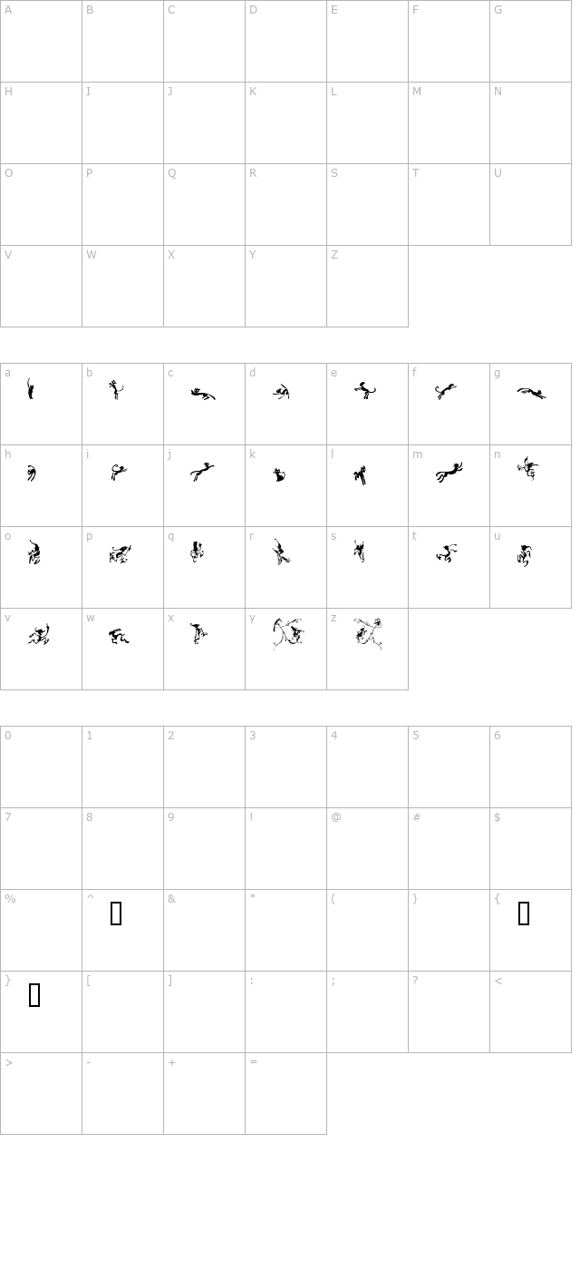 halloweenies character map