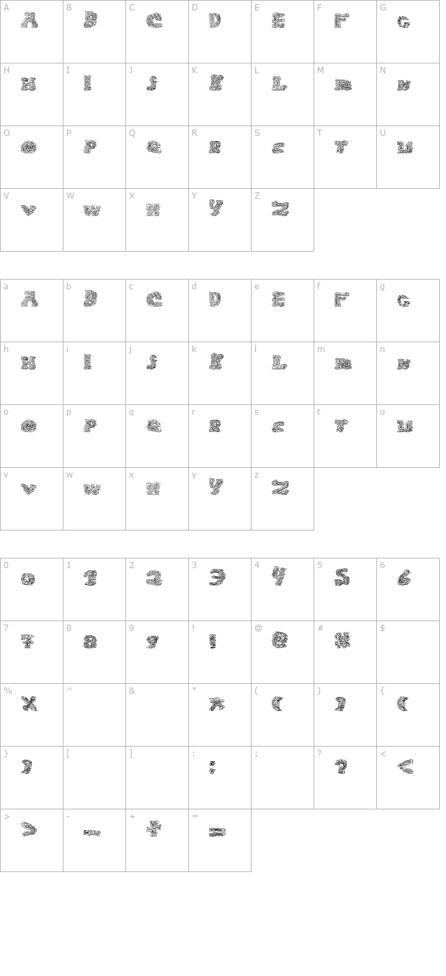 halo-sonic character map