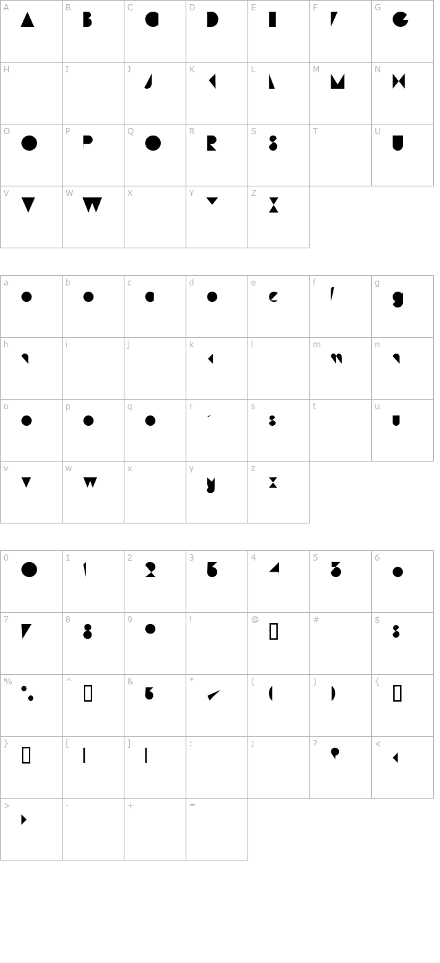 hamburg character map