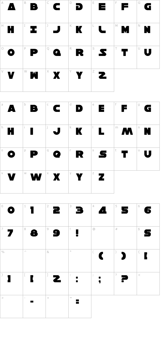 han-solo character map