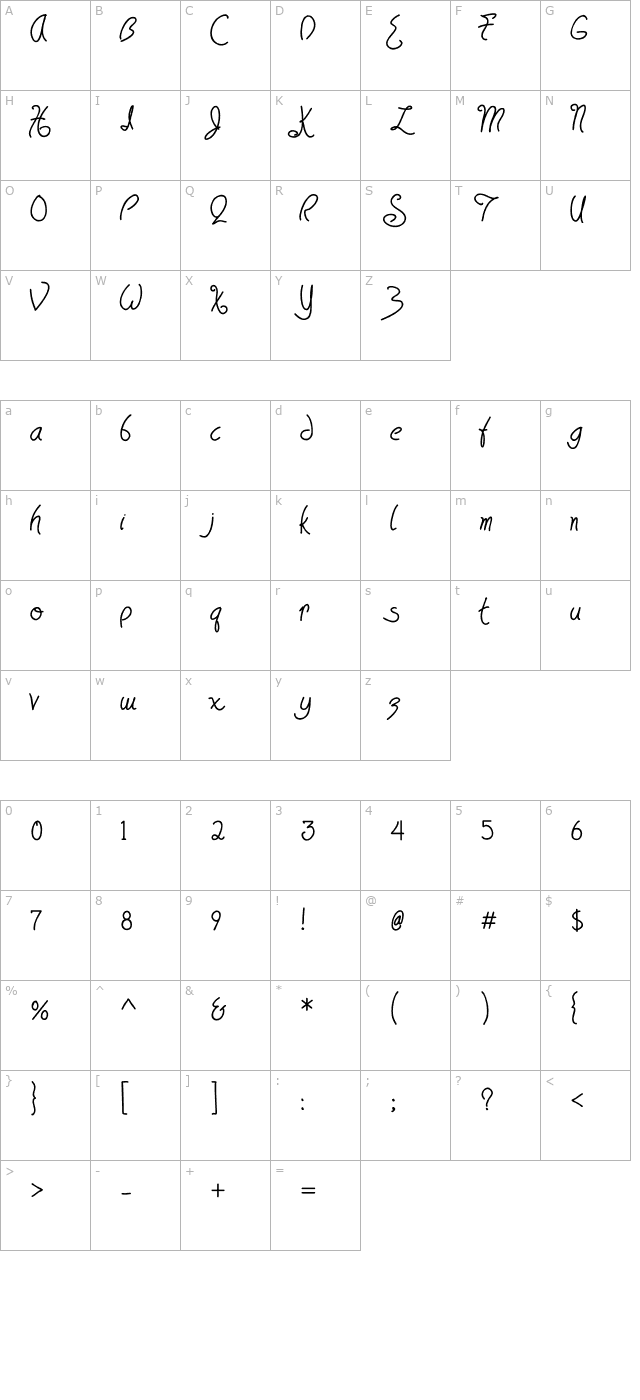 HavingWrit Heavy character map