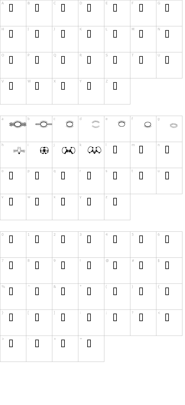 hdgem1-1 character map