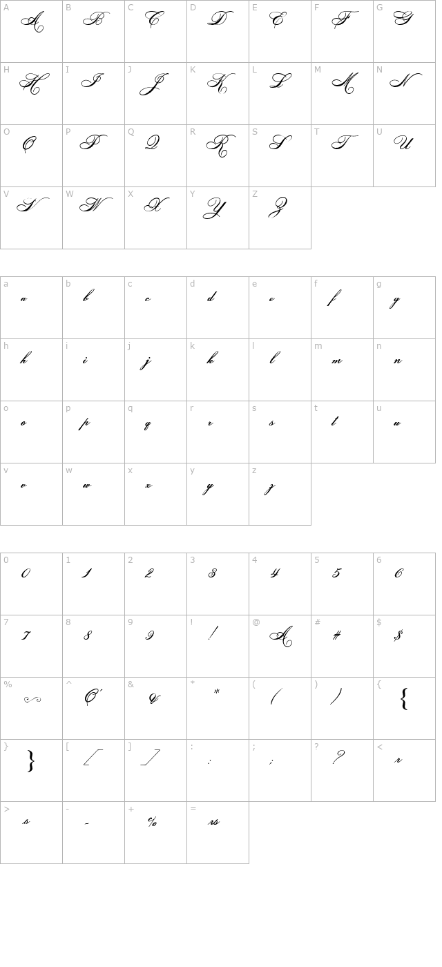 helenascript-es character map