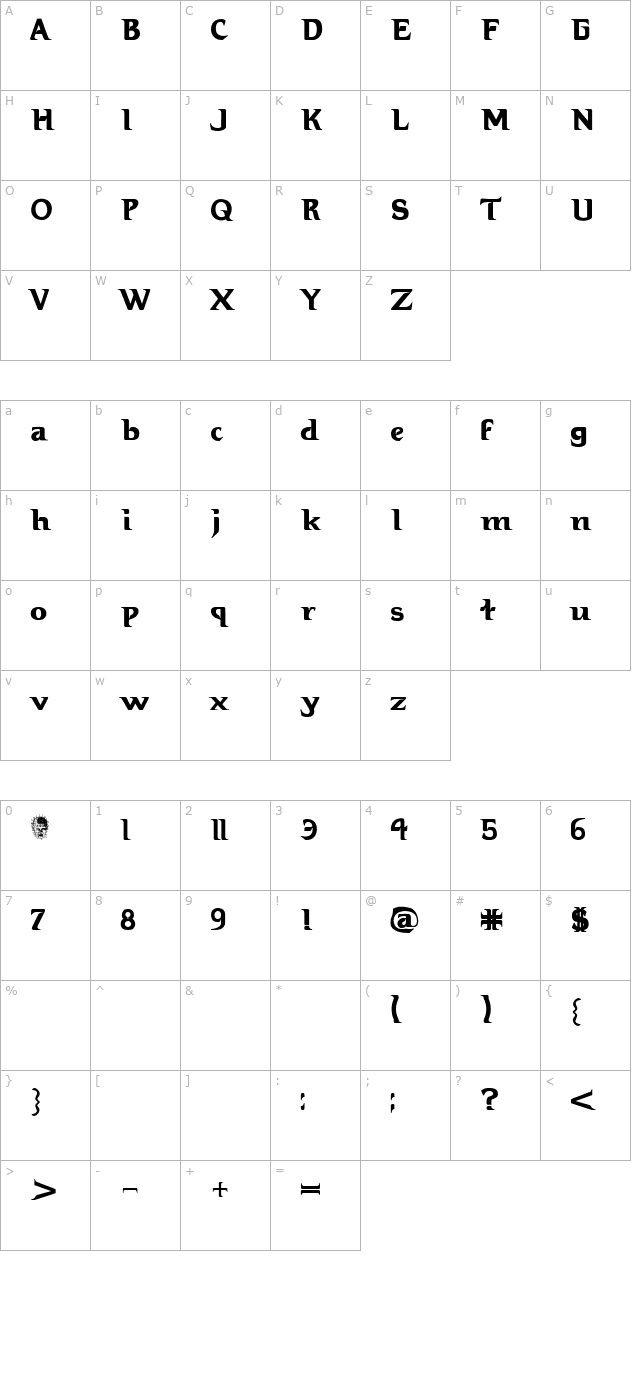 Hellbound character map