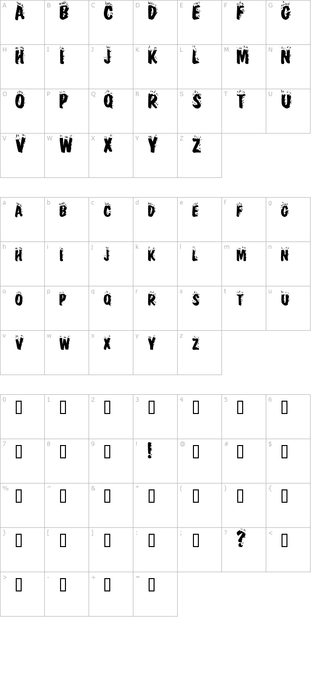 hellfire character map