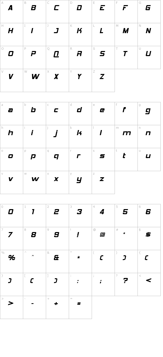 hemi-head-426 character map