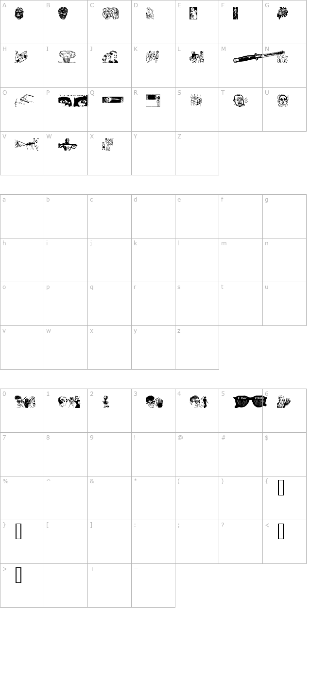 hey-kids character map