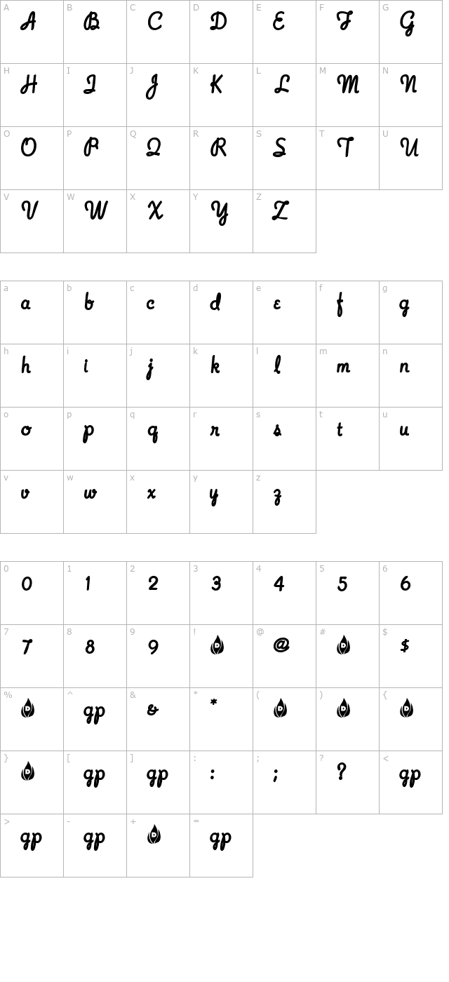 hickorywind character map