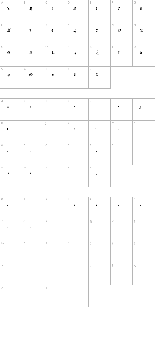 holyrose-mmidnight-tea character map