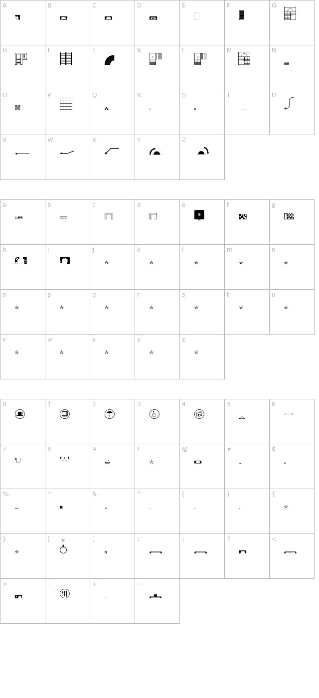 Home Planning 2 character map