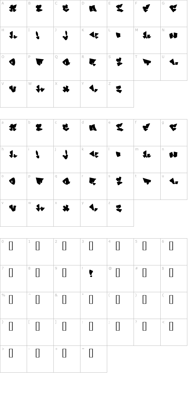 homeboy character map