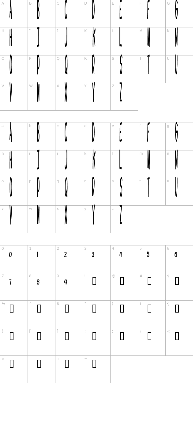 homeboysarebackintown character map