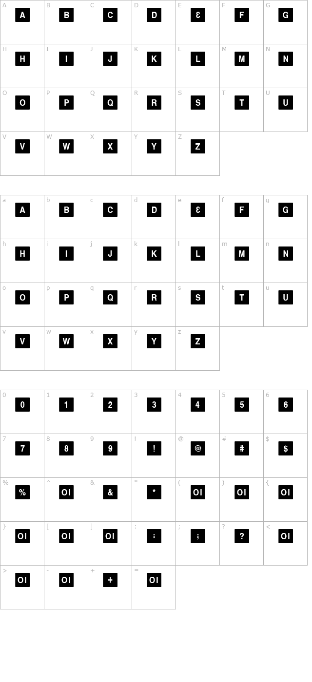 Homewrecker character map